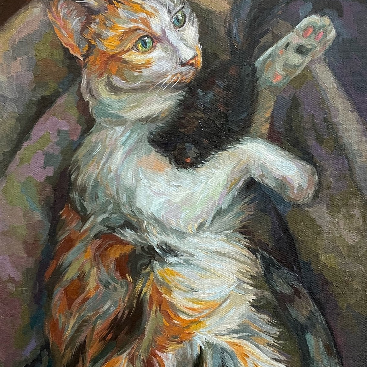 «Хозяйка судьбы». Масло, 60х40 см., 2024