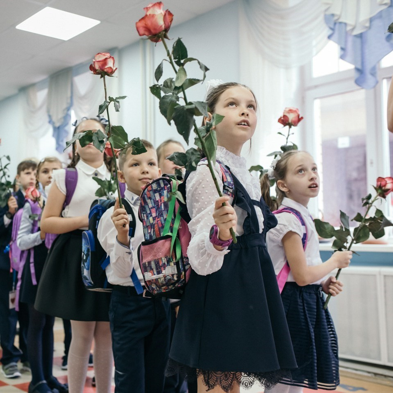 Репортаж. Школа. 1 сентября