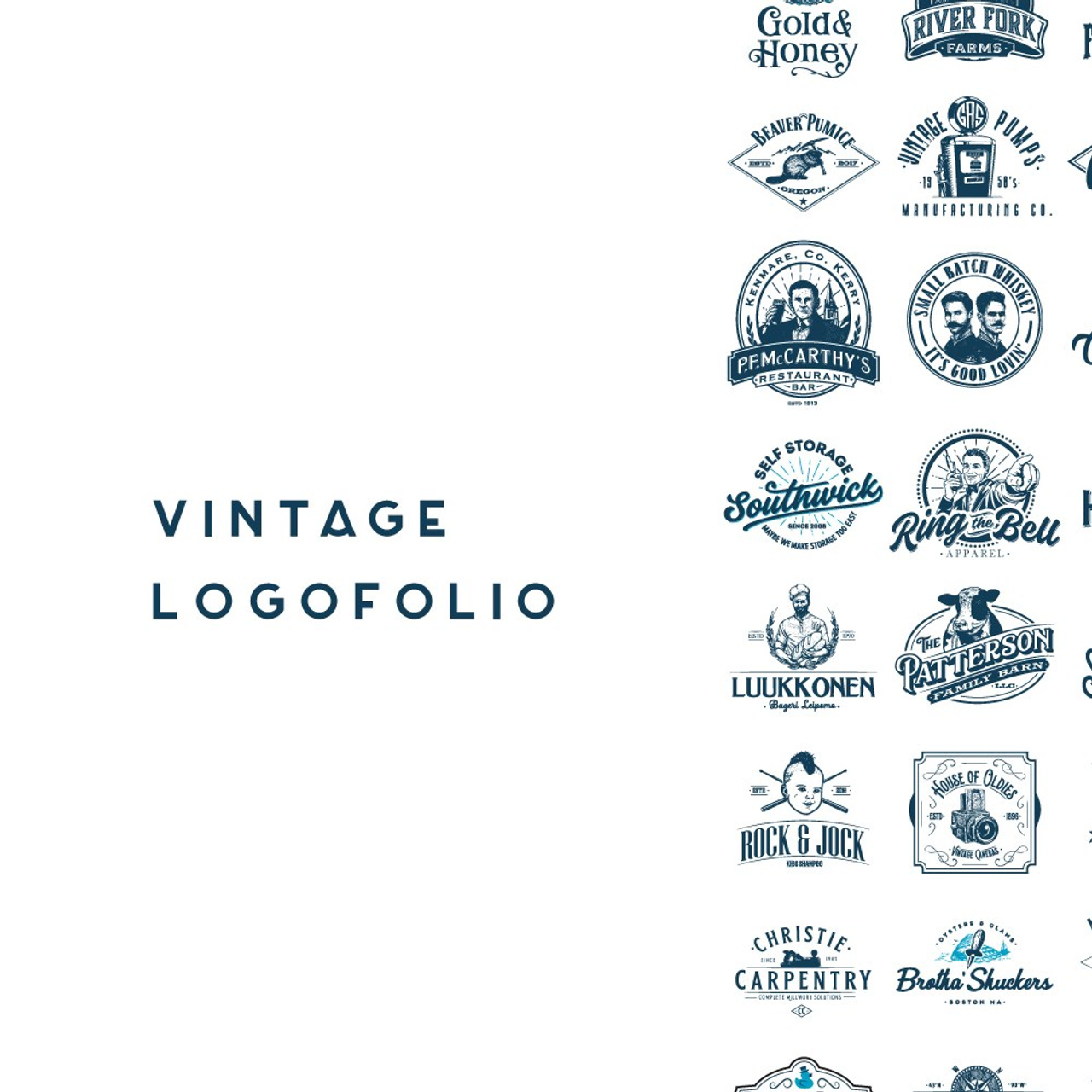 Vintage logos