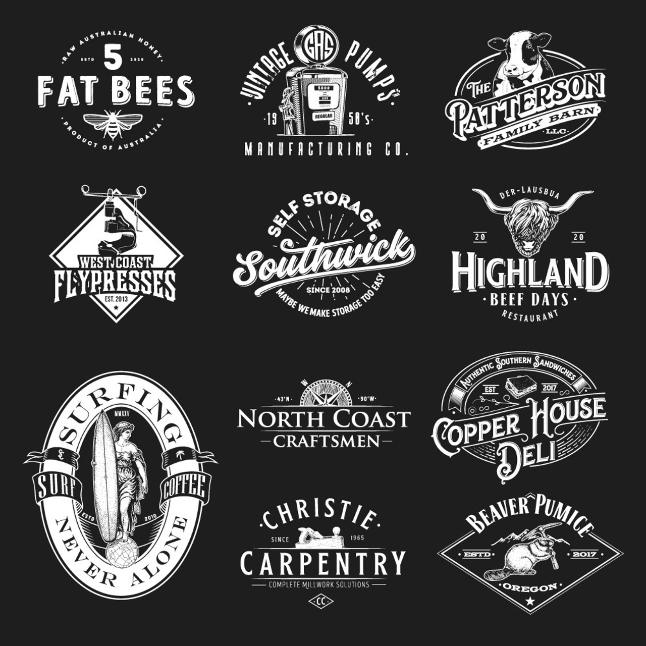 VINTAGE LOGOS