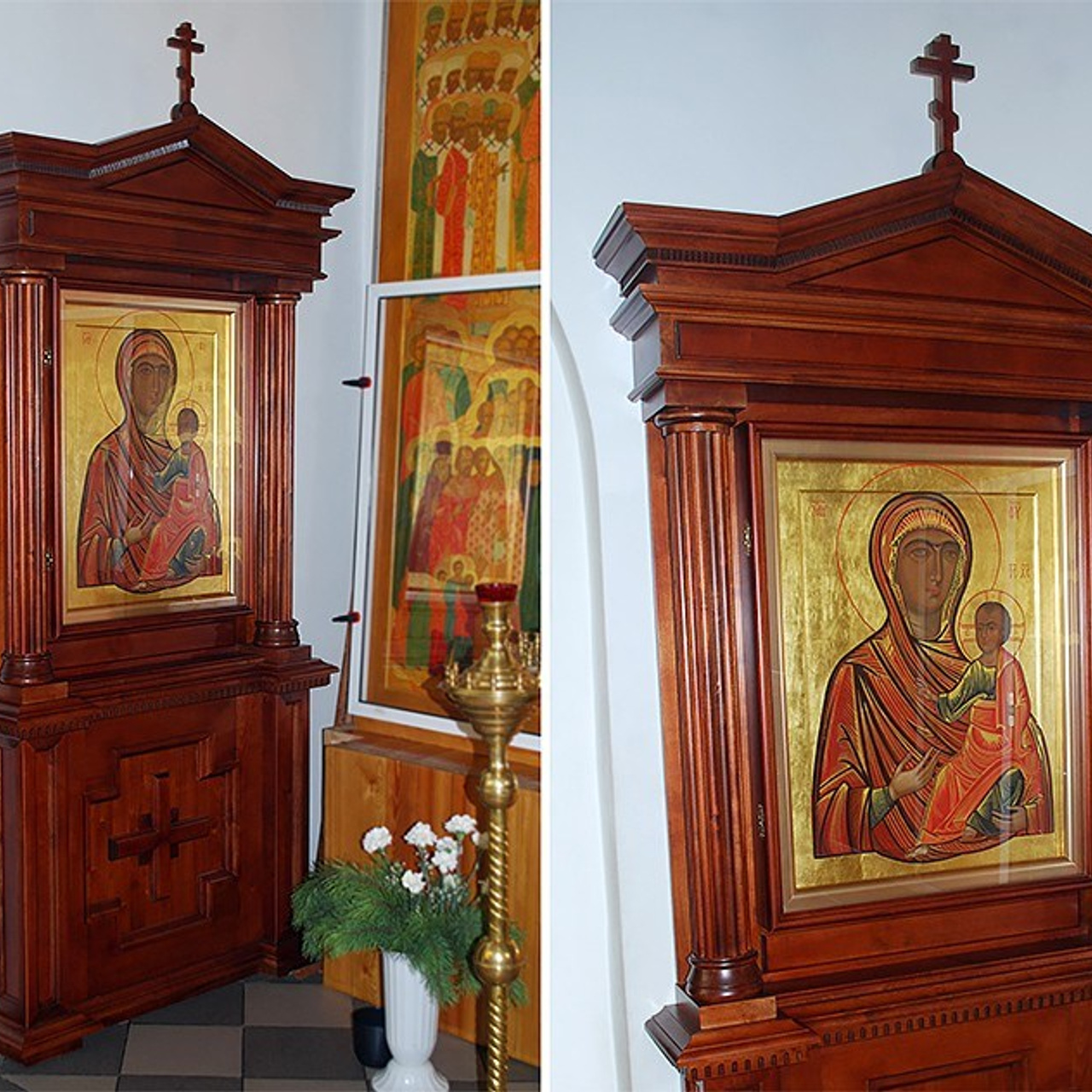 Киоты напольные. Стильная домашняя мебель