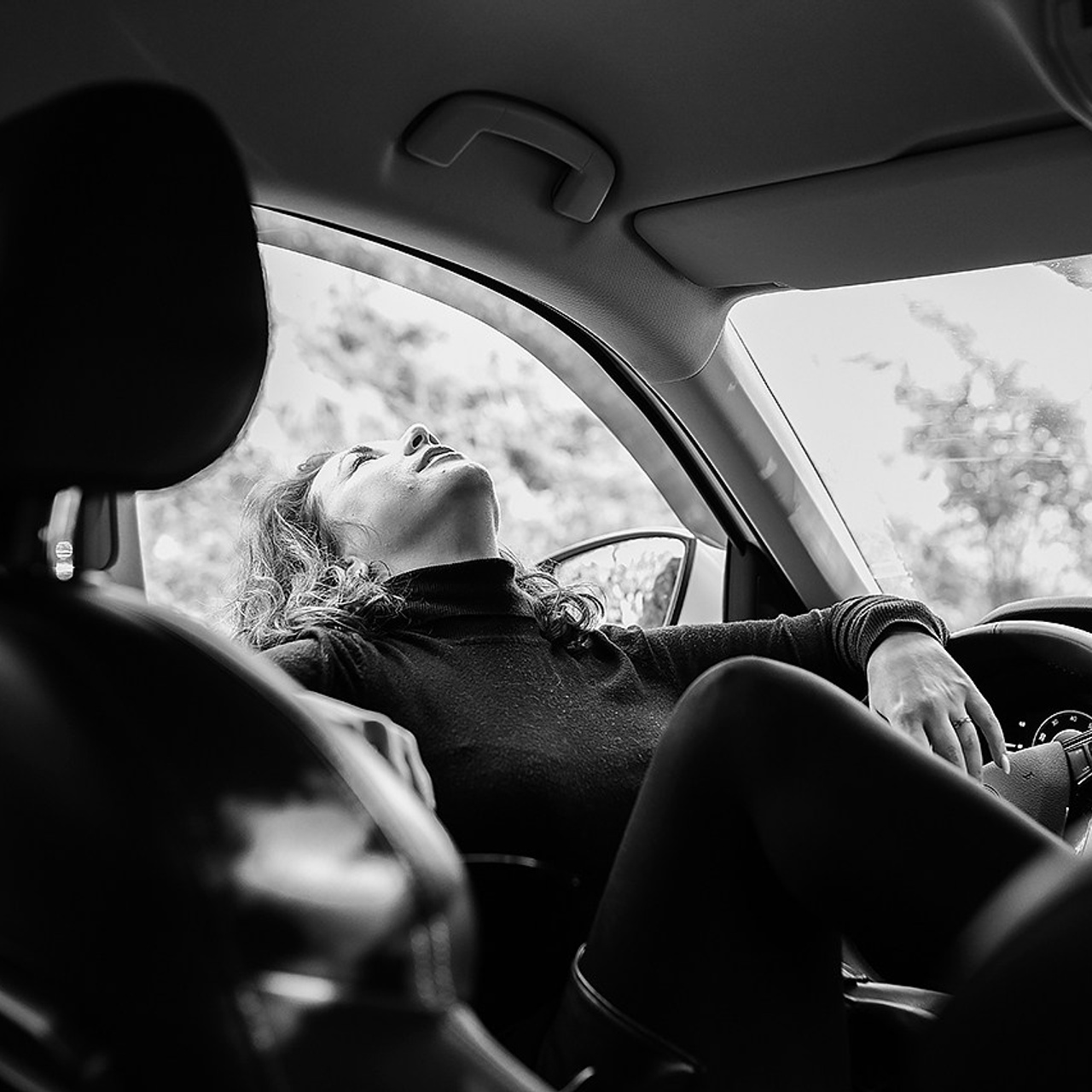 Осень. Финский залив. Машина