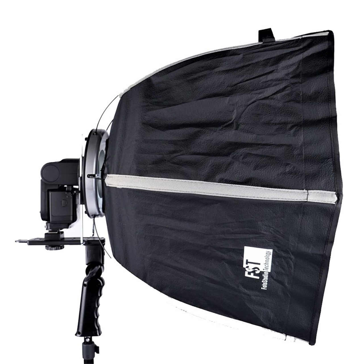 Neewer 24", быстрораскладной софтбокс с ручкой и кронштейном, октобокс 60 см для накамерной вспышки