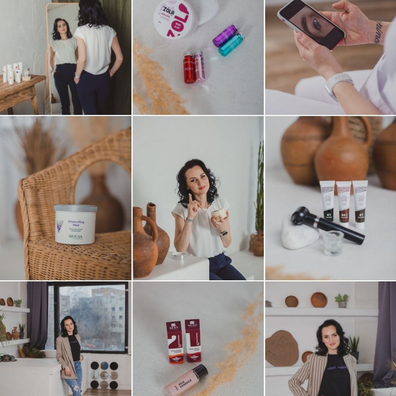 Съемка для косметолога и бровиста Оксаны