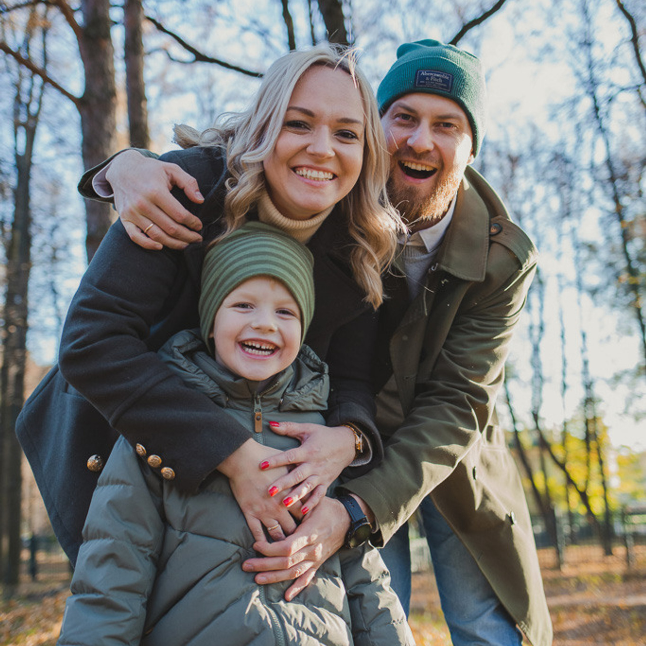 Андрей, Юля, Миша