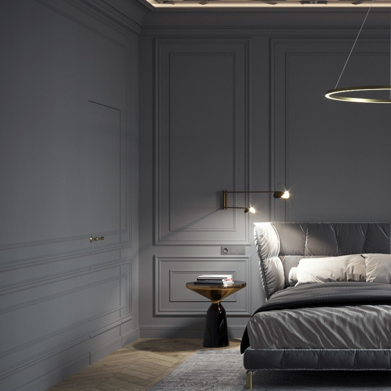 Спальня в ЖК Времена года