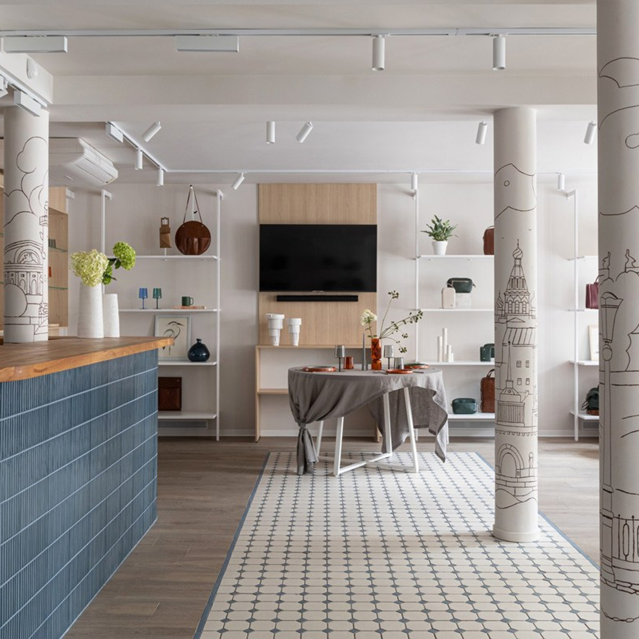 Nizhny Novgorod, Bolshaya Pokrovskaya 9, together with designer Yana Meglitskaya