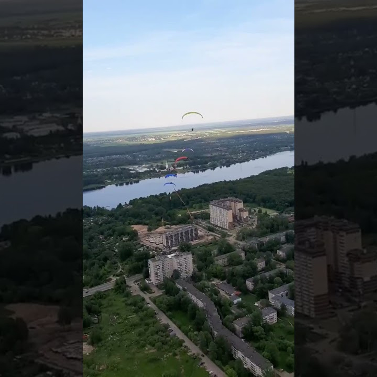 Видео полеты на параплане Ярославль. Полеты на параплане в Ярославле