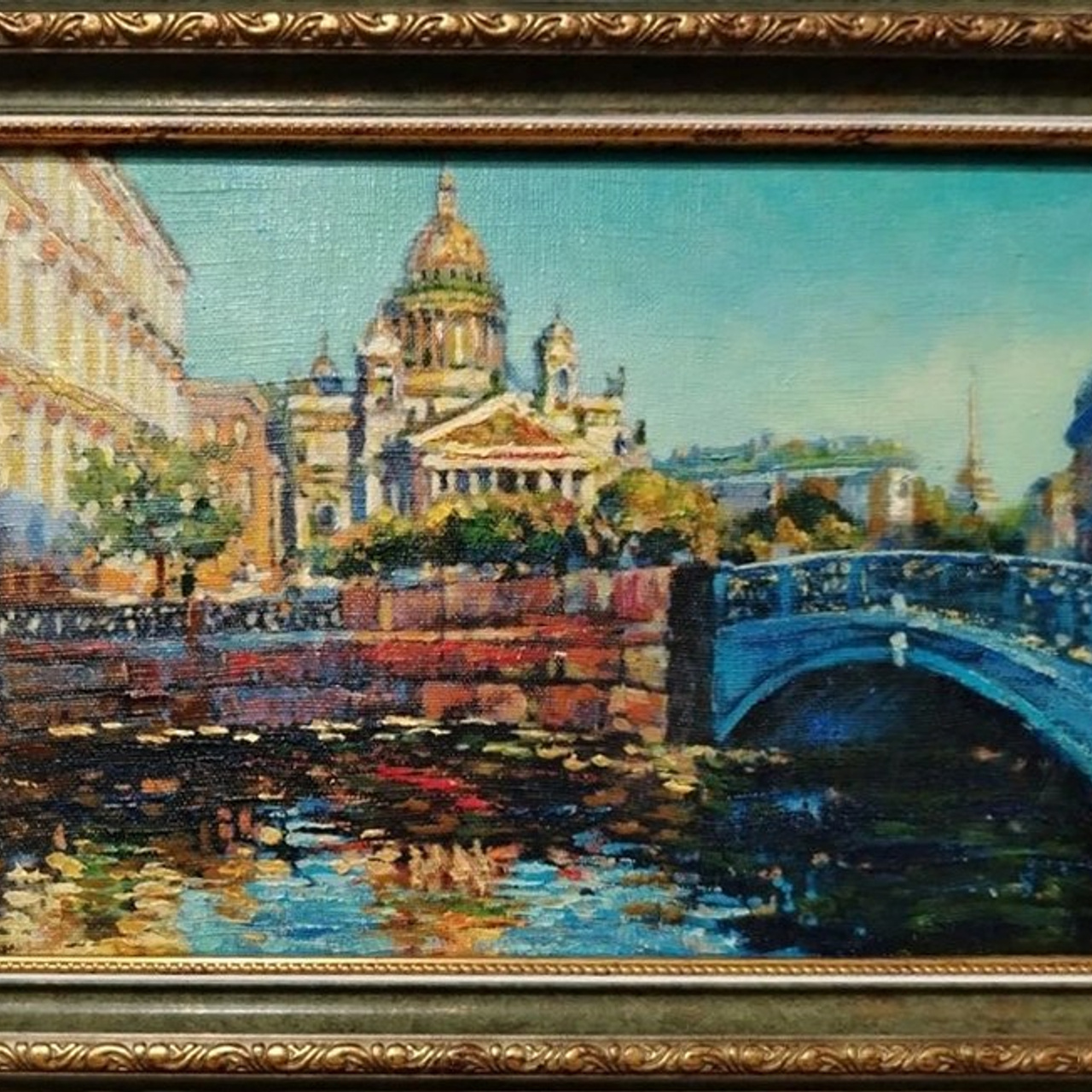 «Синий мост. Исаакиевский Собор. Мойка». Artrostragallery.ru