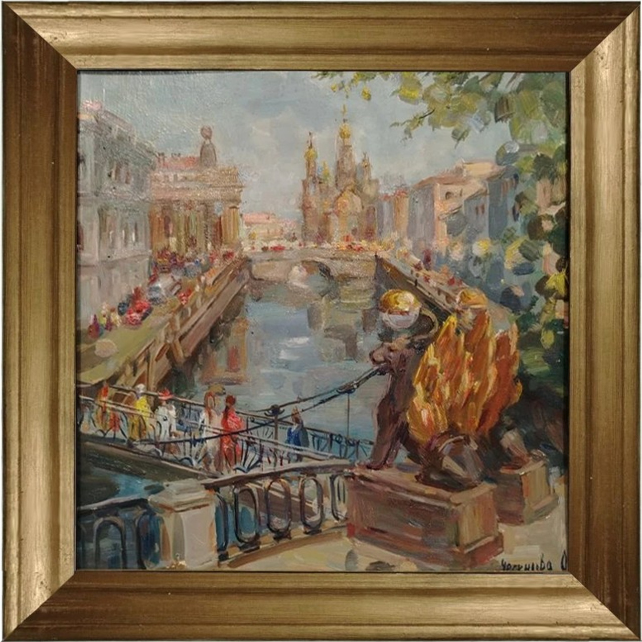 «Банковский мост. Грифоны. Канал Грибоедова». Artrostragallery.ru