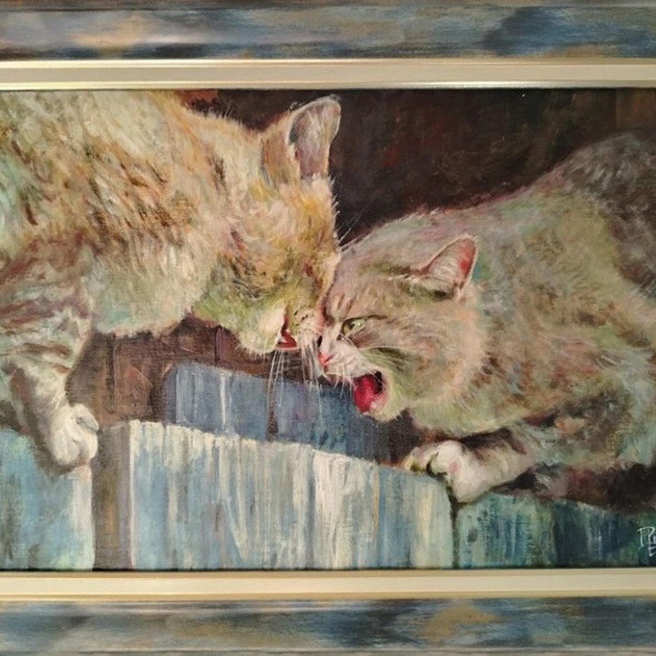 «Весенние коты». Artrostragallery.ru