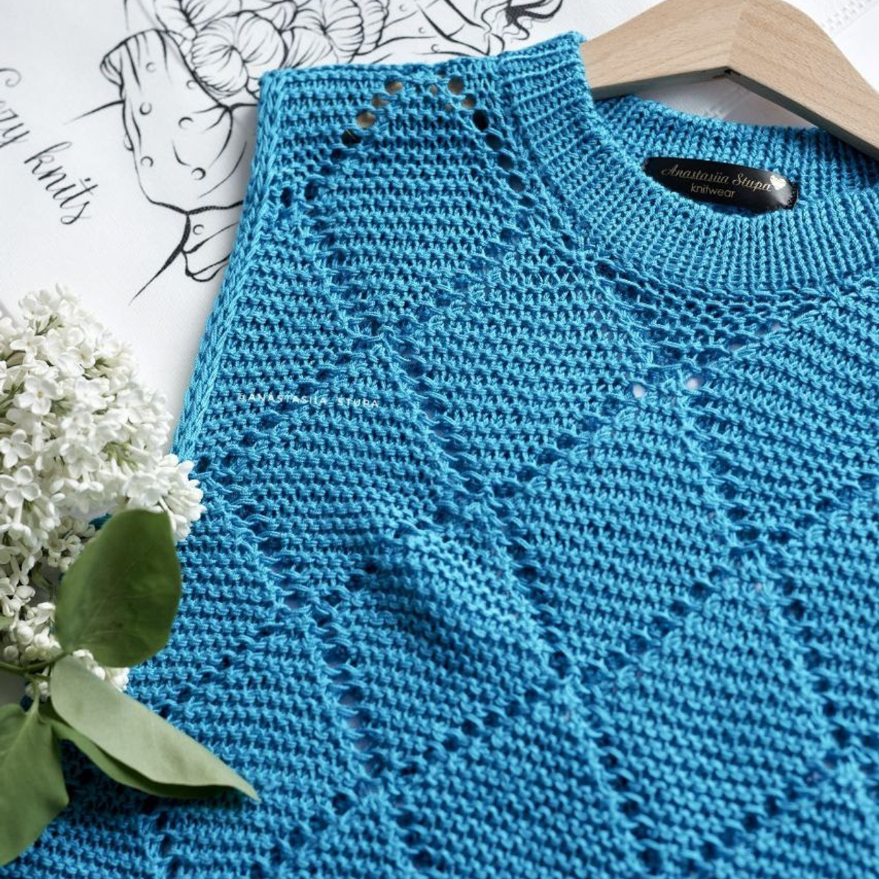 МК #топ_Geometry. Вязанные изделия ручной работы на заказ