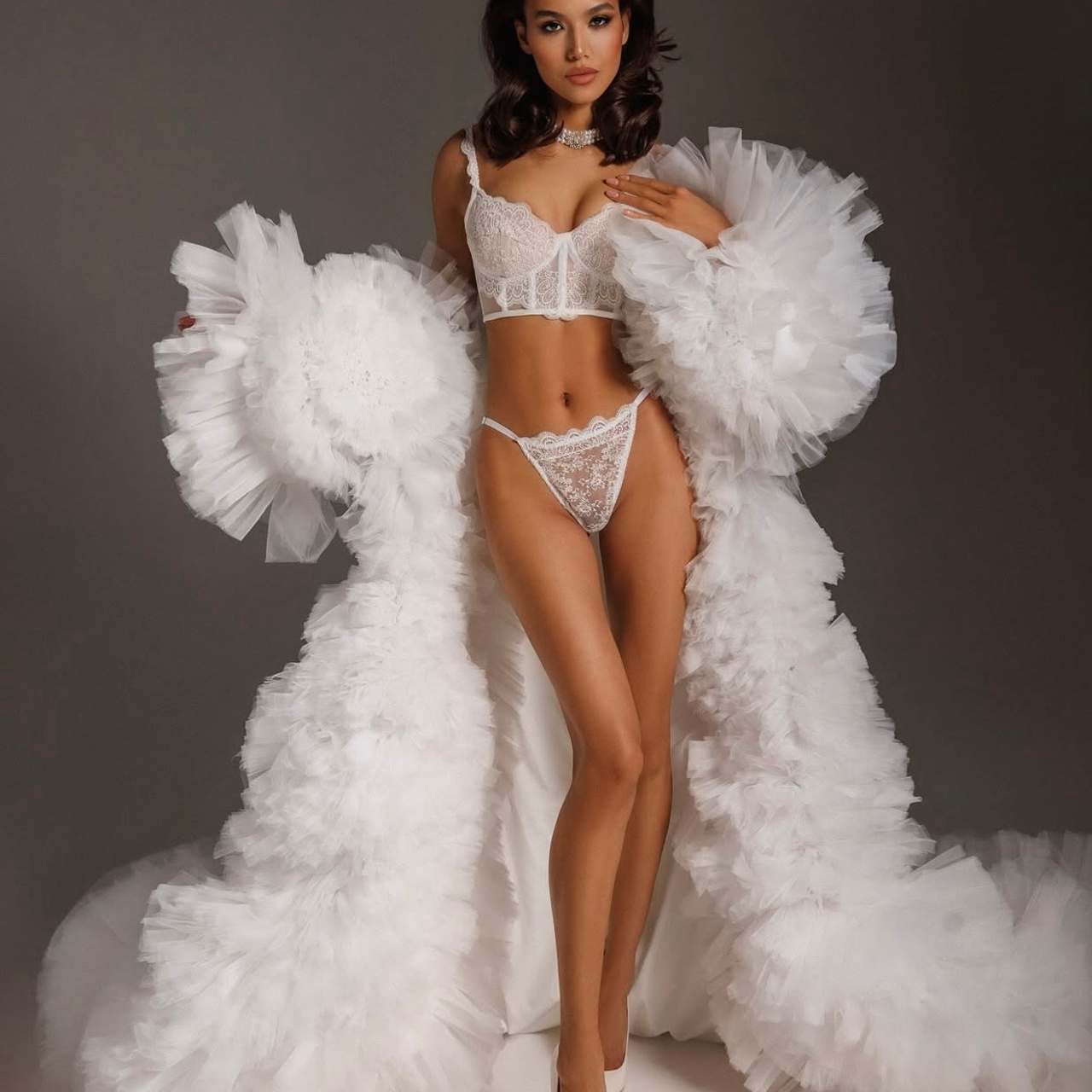 Накидка белая