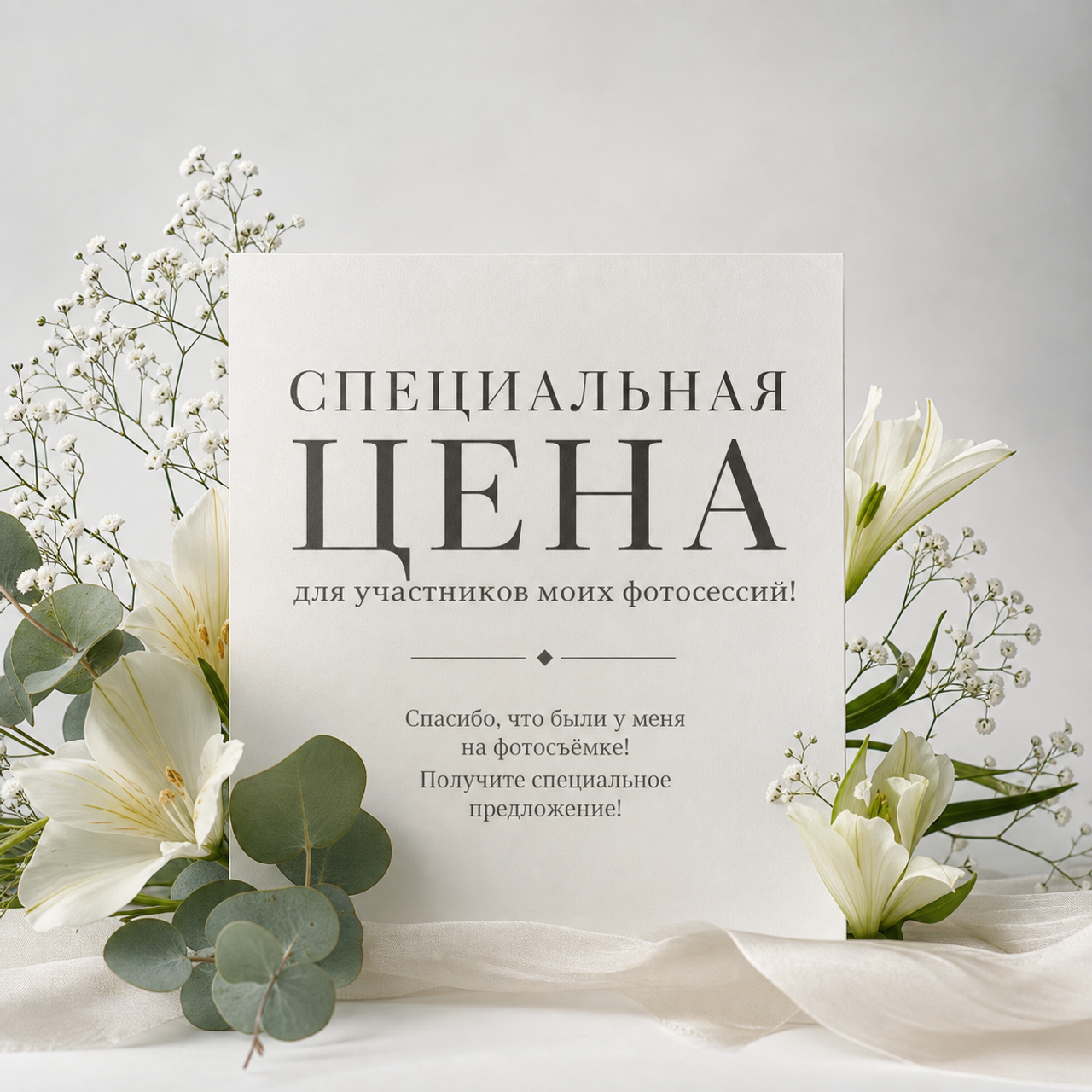 Специальное предложение для клиентов
