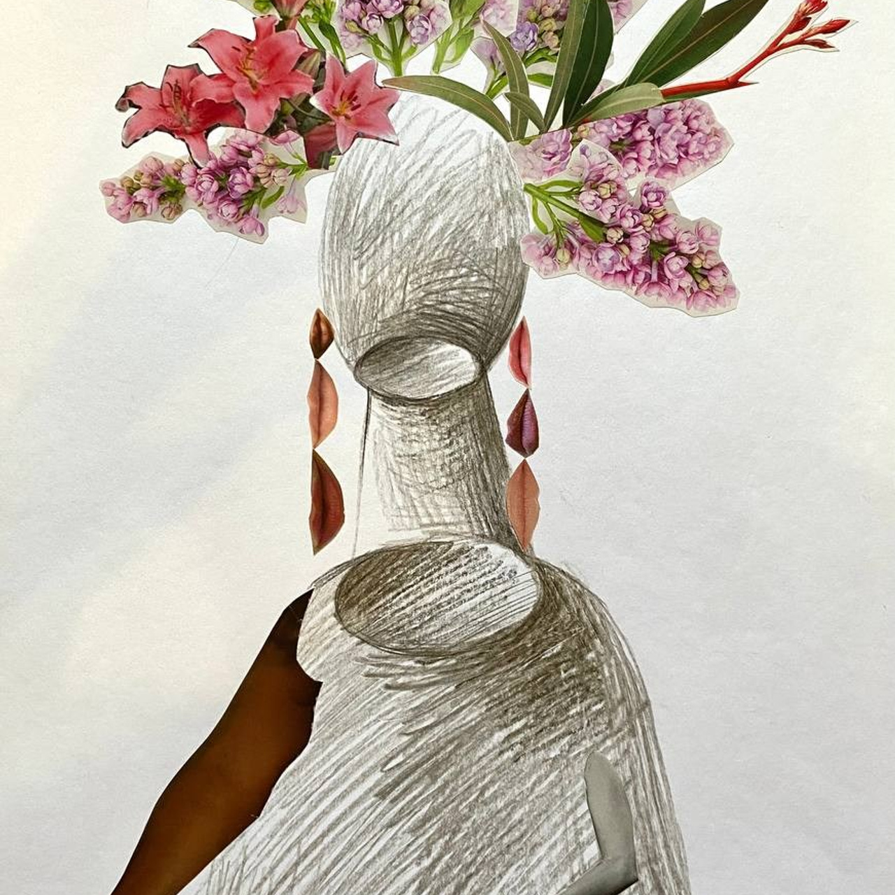 Коллаж. Серия «Женщина.Конструкция.Цветение»