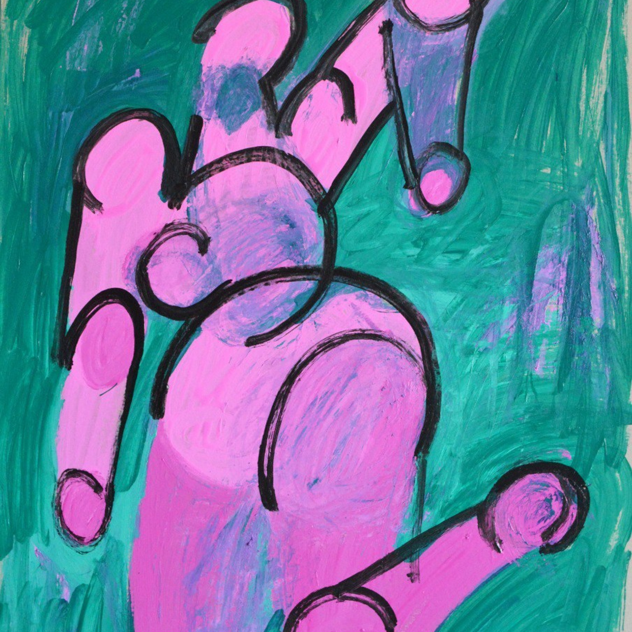 Картон /акрил 70*50