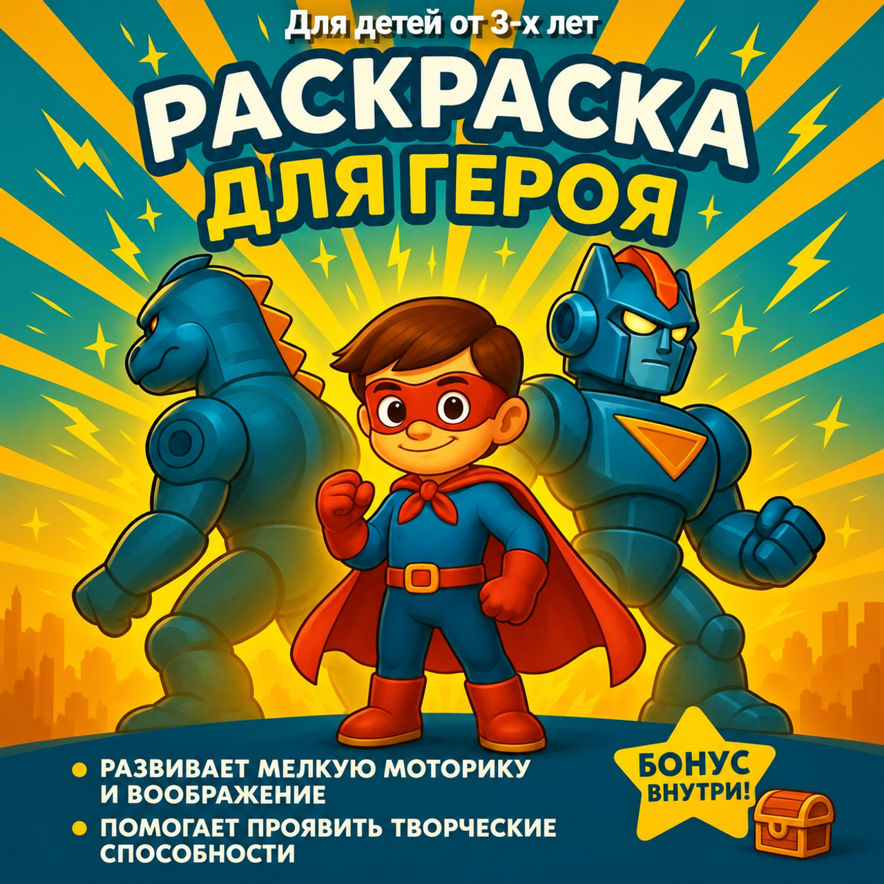РАСКРАСКА ГЕРОЯ