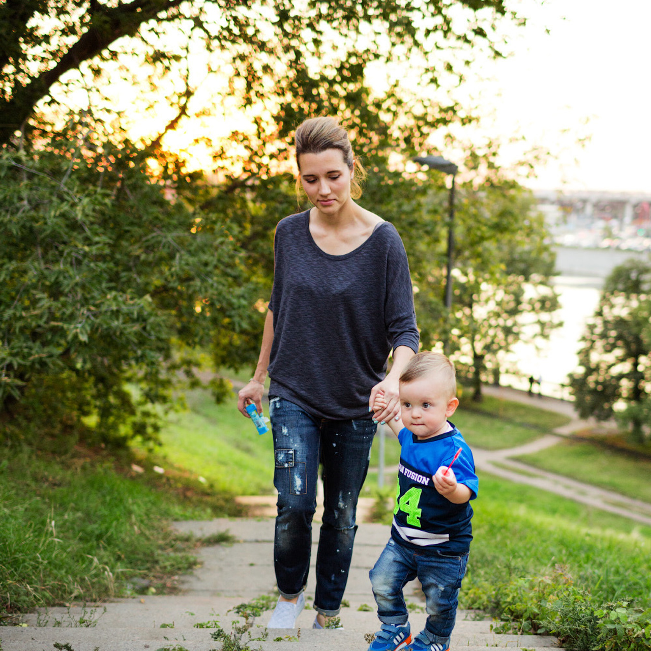 Семейная фотосессия в городе. Фотограф в Москве Татьяна Байкова