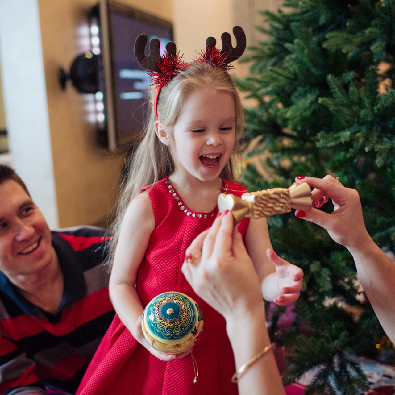 Домашняя новогодняя фотосессия. Фотограф в Москве Татьяна Байкова