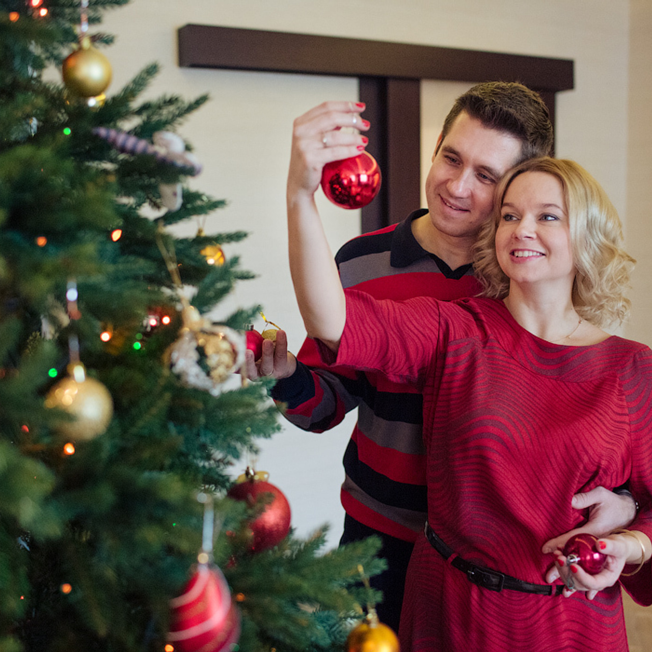 Домашняя новогодняя фотосессия. Фотограф в Москве Татьяна Байкова