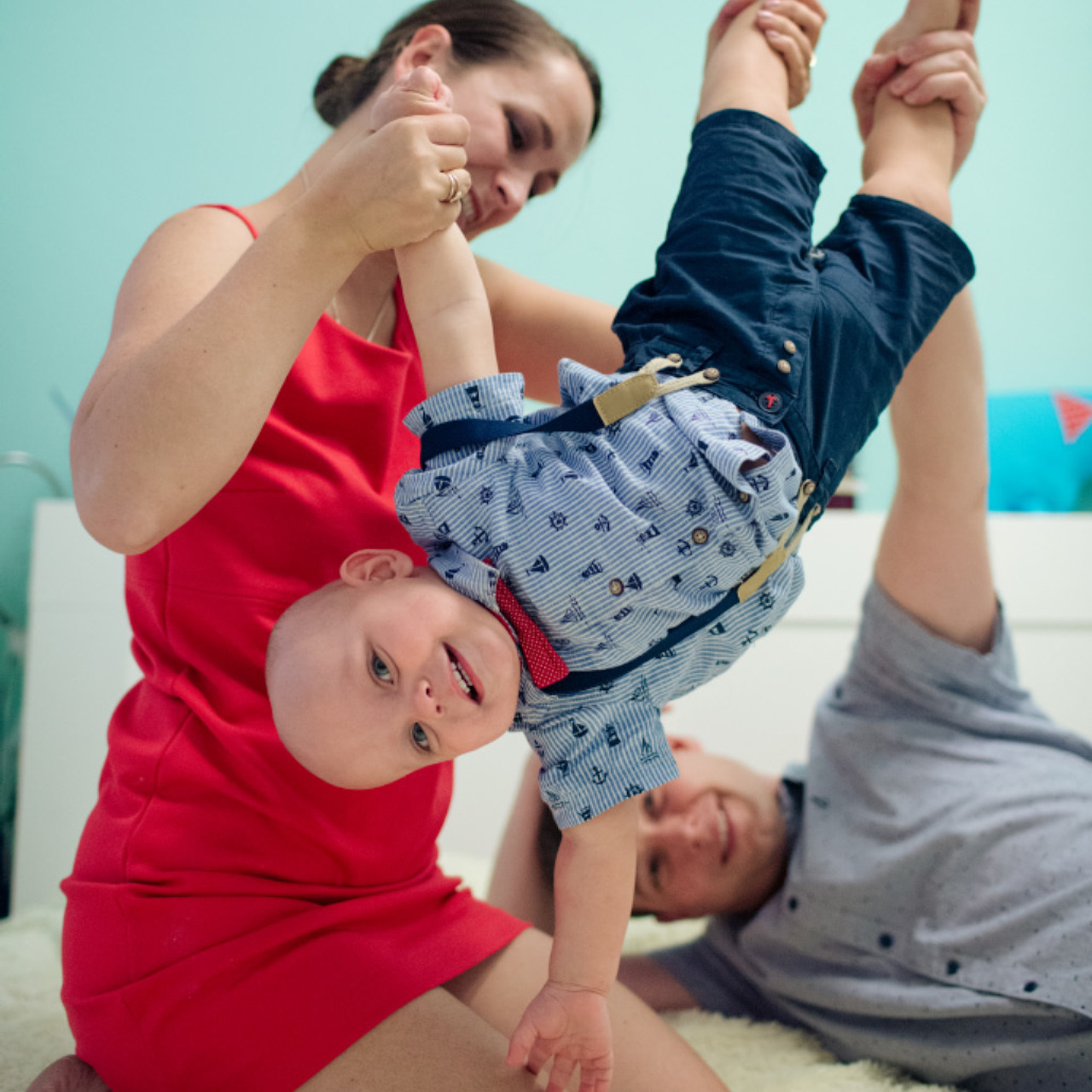 Фотосессия на первый день рождения Константина. Фотограф в Москве Татьяна Байкова