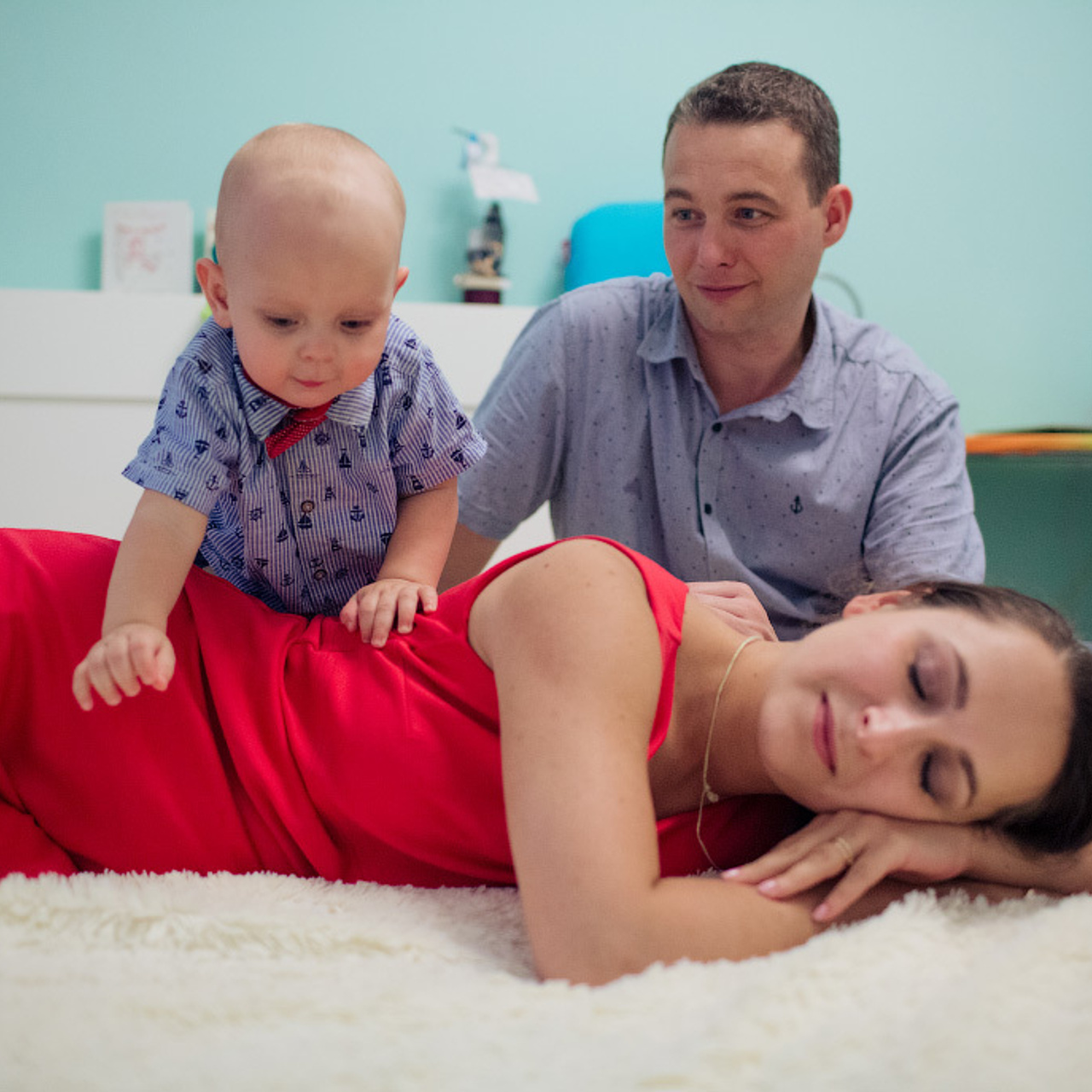 Фотосессия на первый день рождения Константина. Фотограф в Москве Татьяна Байкова