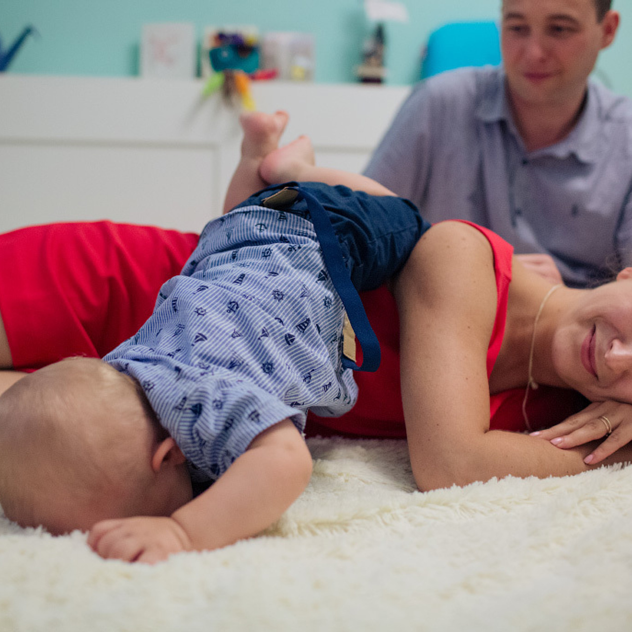 Фотосессия на первый день рождения Константина. Фотограф в Москве Татьяна Байкова