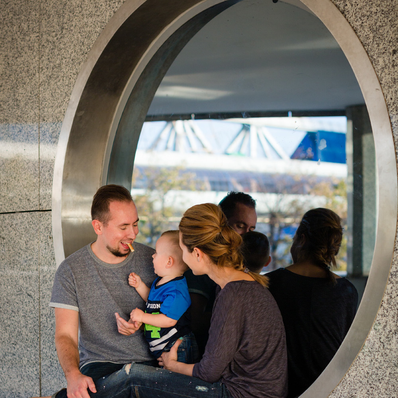 Семейная фотосессия в городе. Фотограф в Москве Татьяна Байкова