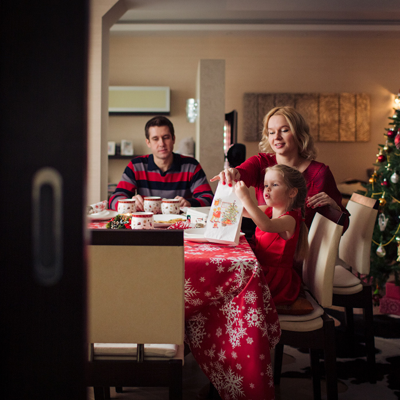 Домашняя новогодняя фотосессия. Фотограф в Москве Татьяна Байкова