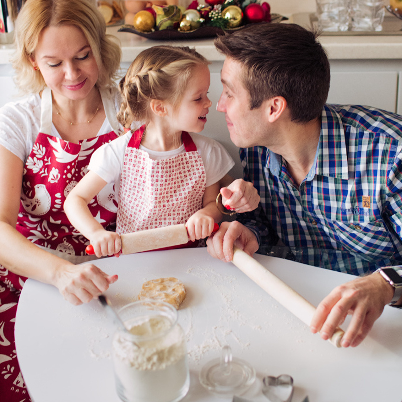 Домашняя новогодняя фотосессия. Фотограф в Москве Татьяна Байкова