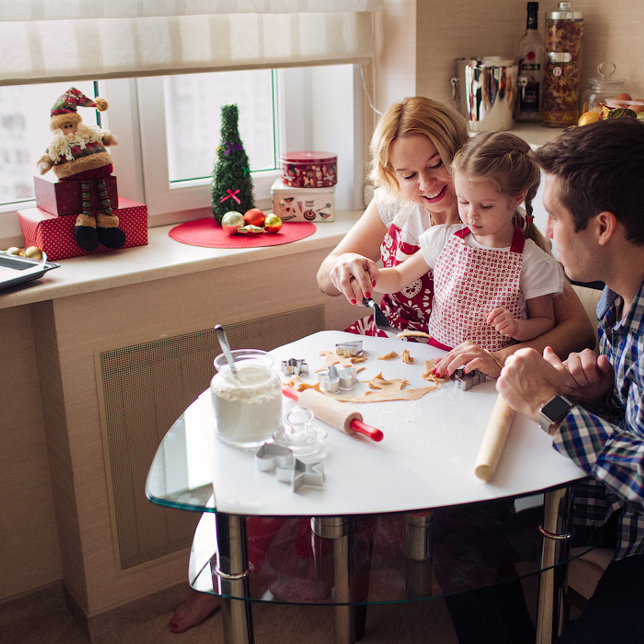 Домашняя новогодняя фотосессия. Фотограф в Москве Татьяна Байкова