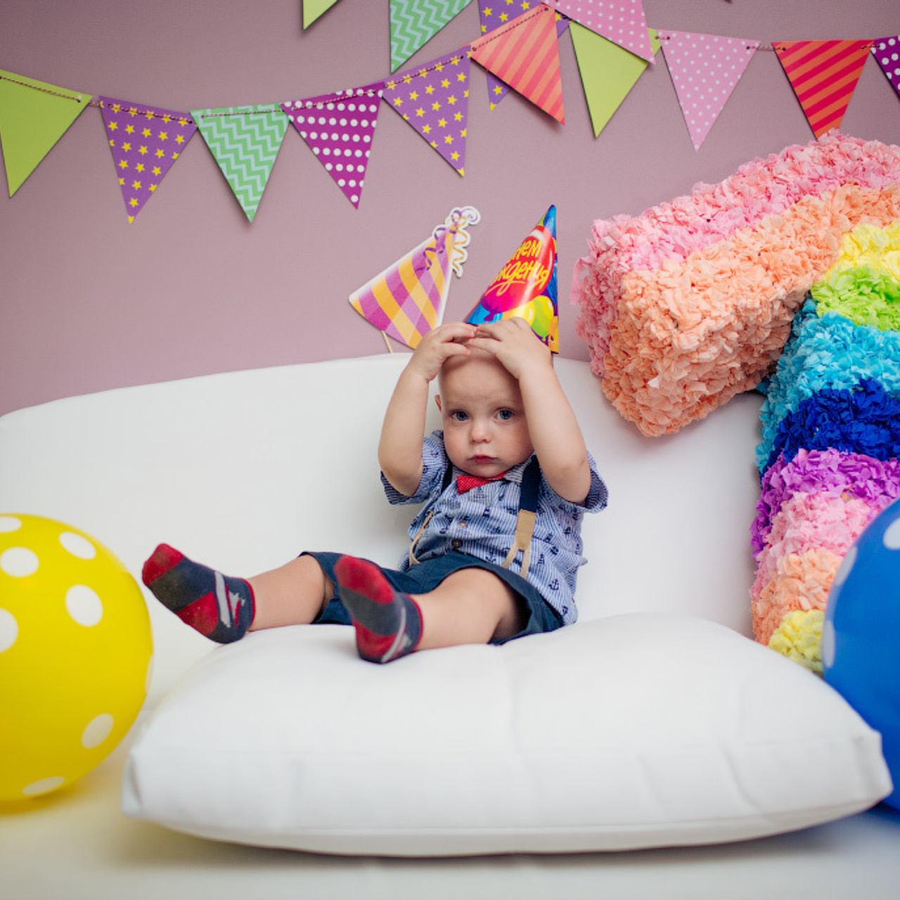 Фотосессия на первый день рождения Константина. Фотограф в Москве Татьяна Байкова