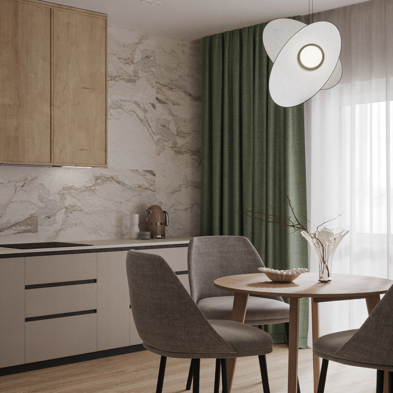 «Теплый бриз» — проект квартиры под сдачу с видом на море