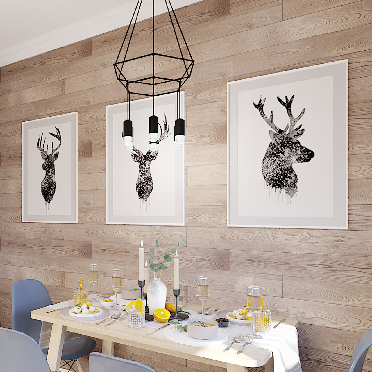 ЖК Арт. 3-к квартира. 81 м². Авторский дизайн интерьера