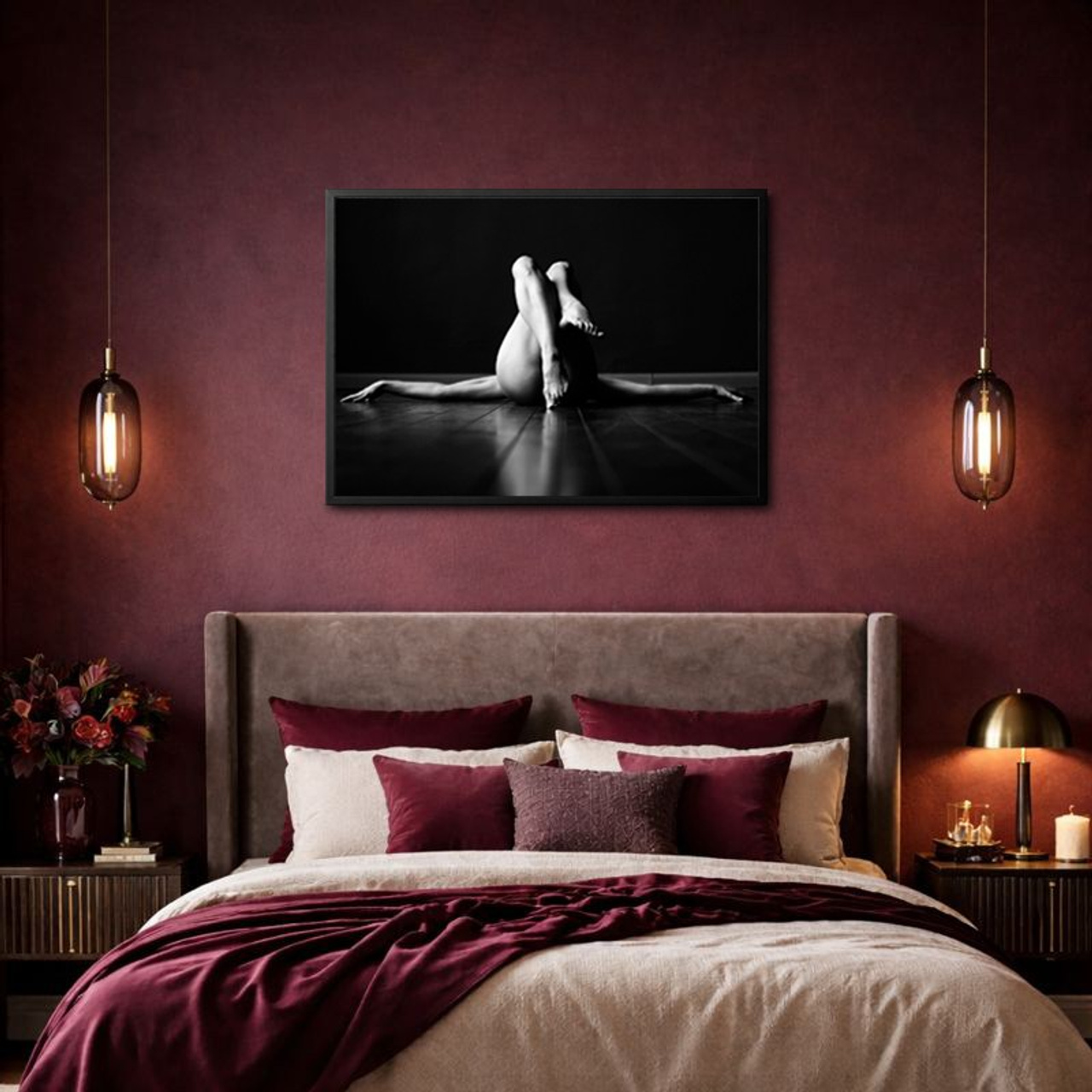 Авторский принт «Между вдохом и выдохом». Арт фотограф в Москве Леонид Маркачев. Женский портрет, будуар, фэшн, арт-ню