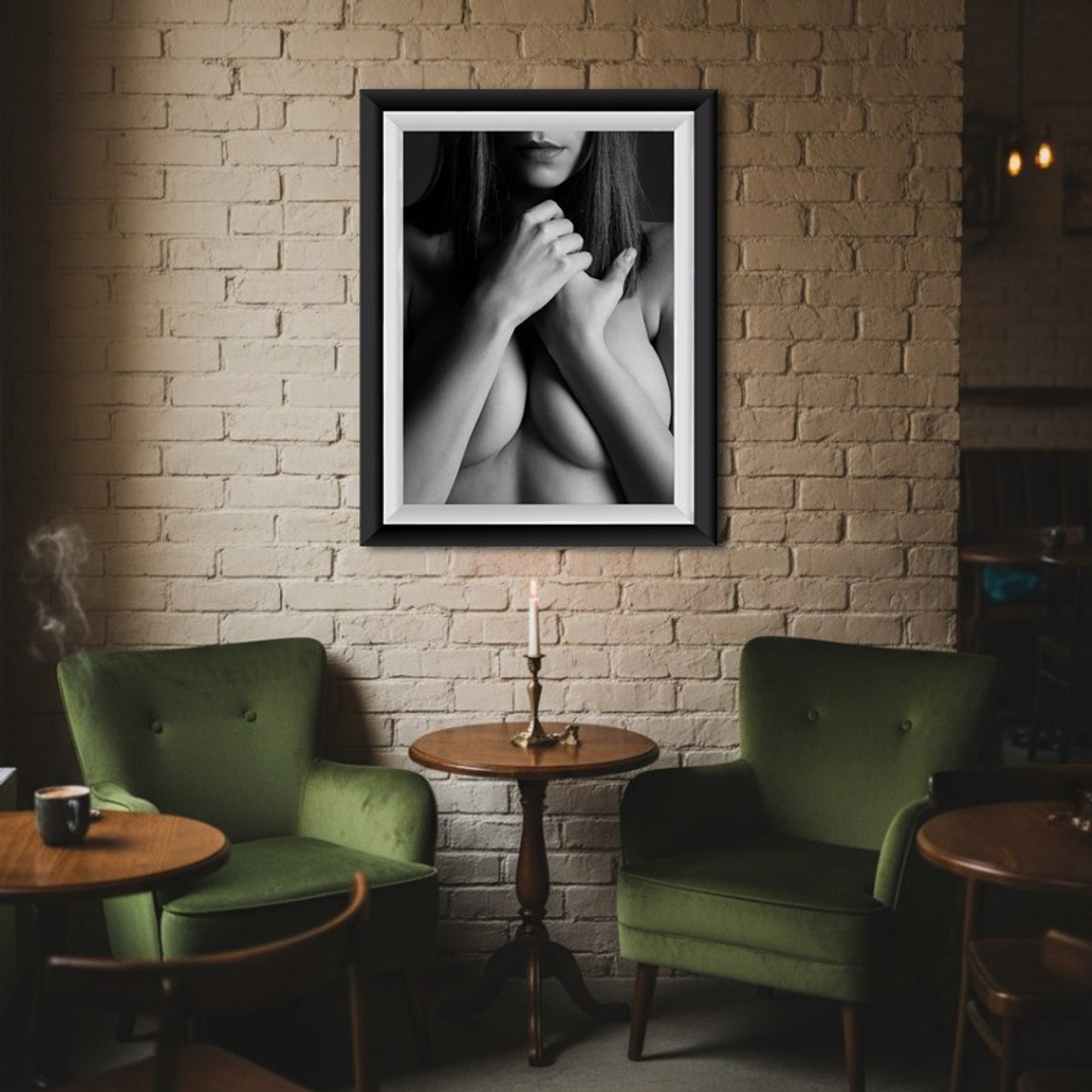 Авторский принт «Стеснение». Арт фотограф в Москве Леонид Маркачев. Женский портрет, будуар, фэшн, арт-ню