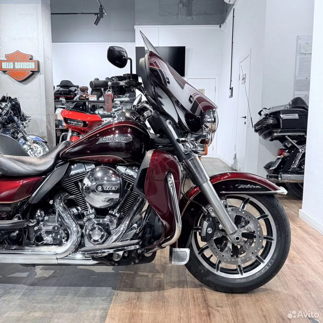 2015 Elесtrа Glidе Limited 103 ABS Dаrk Сherry