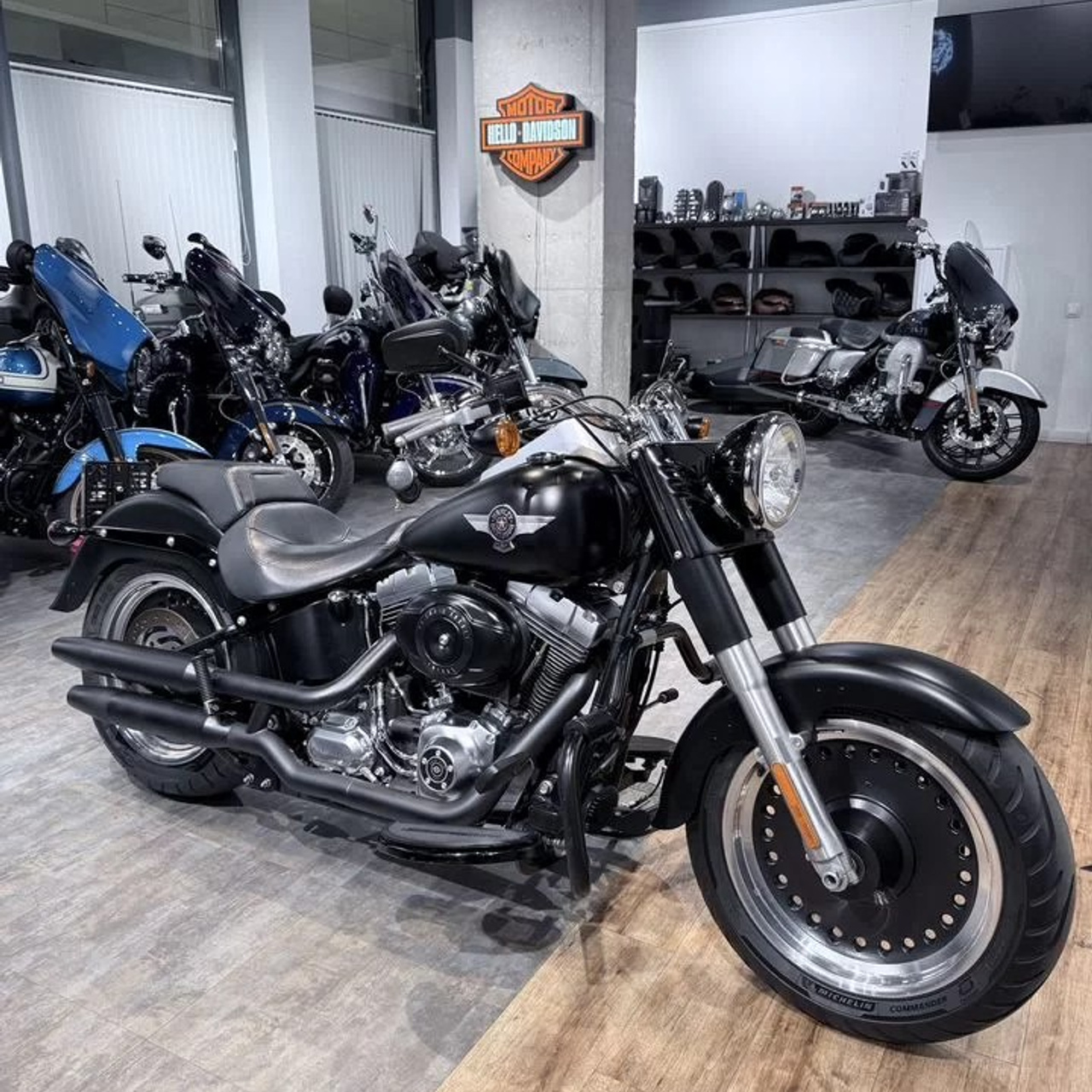 2014 Fat Boy ABS Black Denim (VIN *5HD*7423)