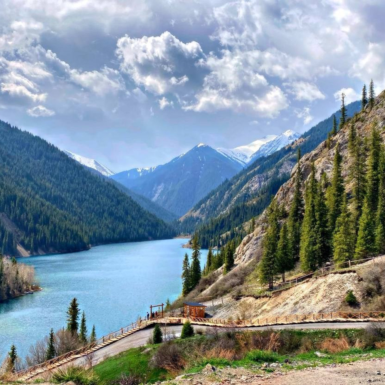 Озеро Кольсай, Алматы, Казахстан