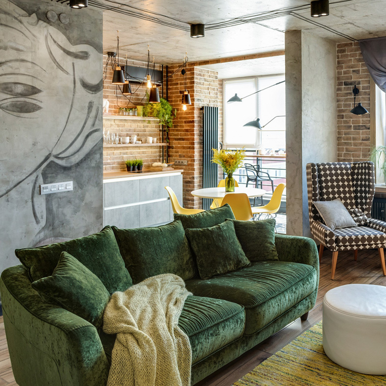 Квартира в стиле ЛОФТ