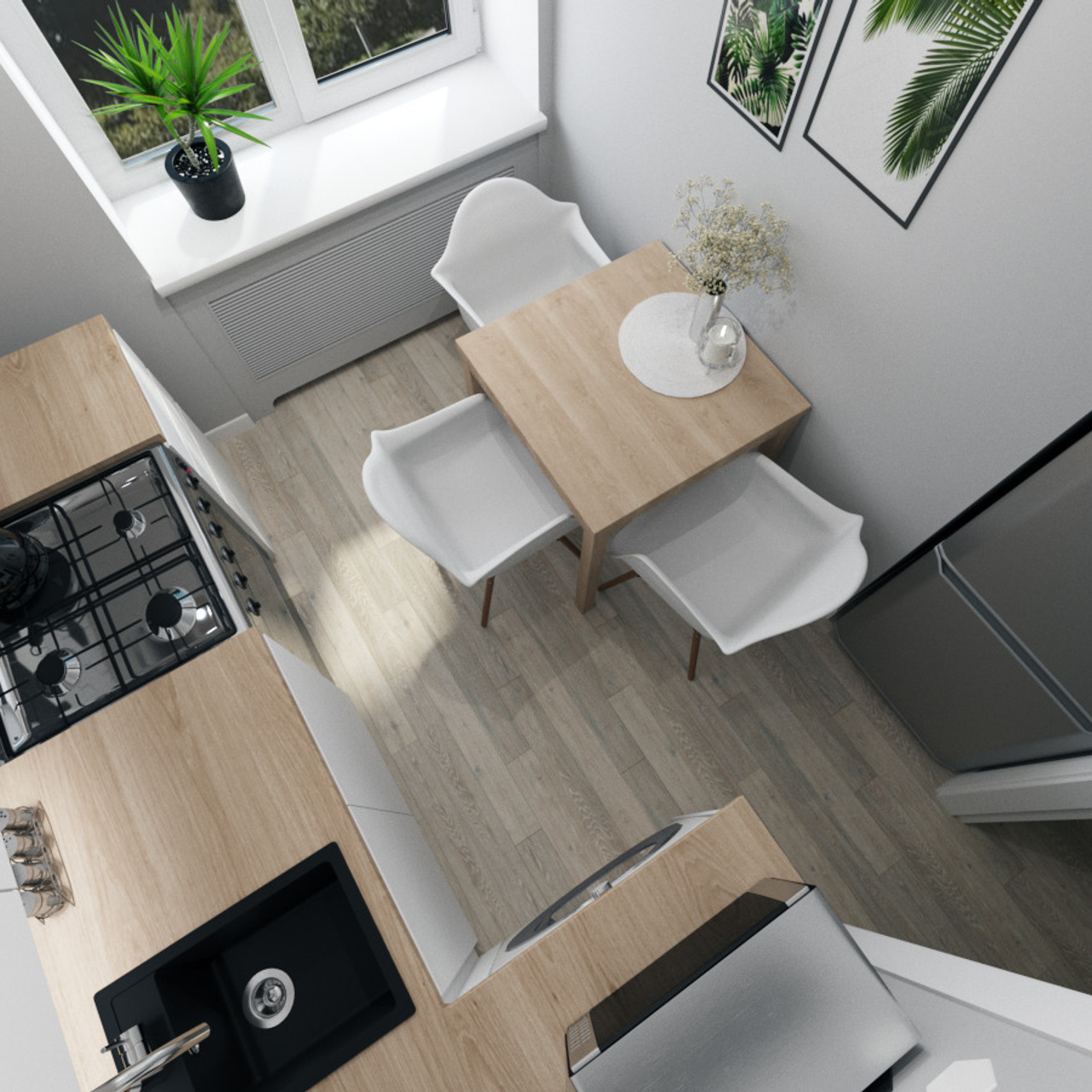 Однокомнатная квартира (31 кв. м.)