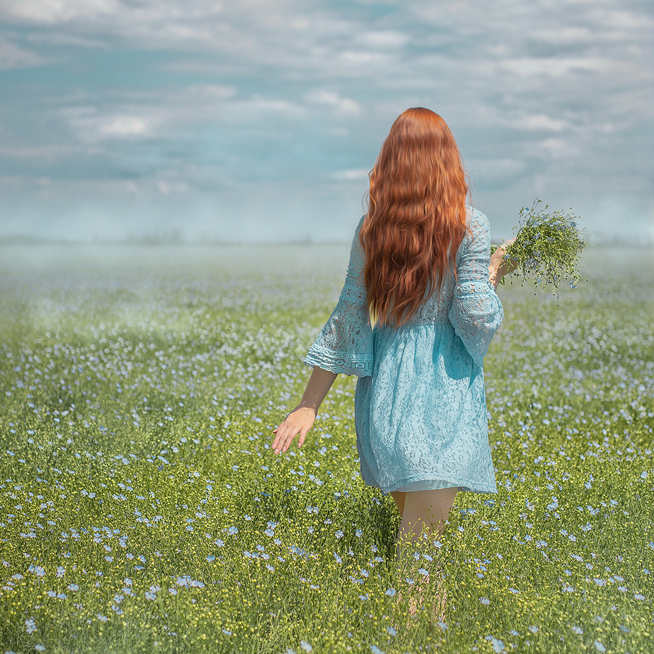 Льняное утро