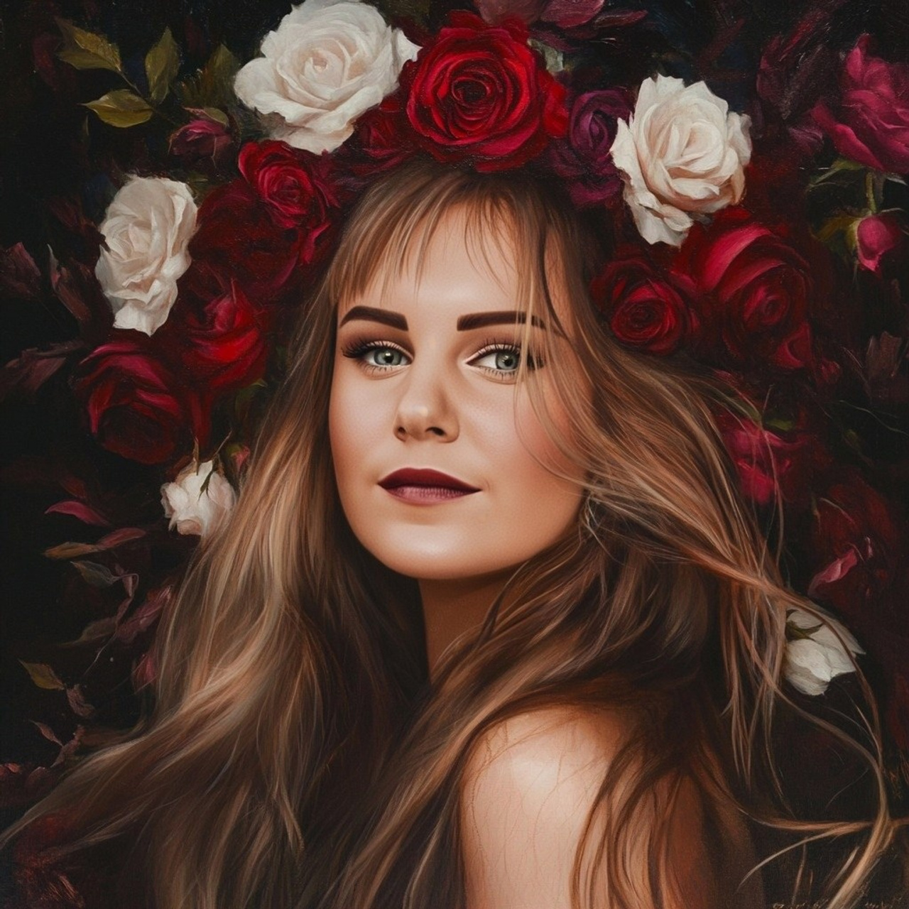 Арт портрет в электронном виде (Нейроарт). Фотограф (графический дизайнер) Полонская Юлия