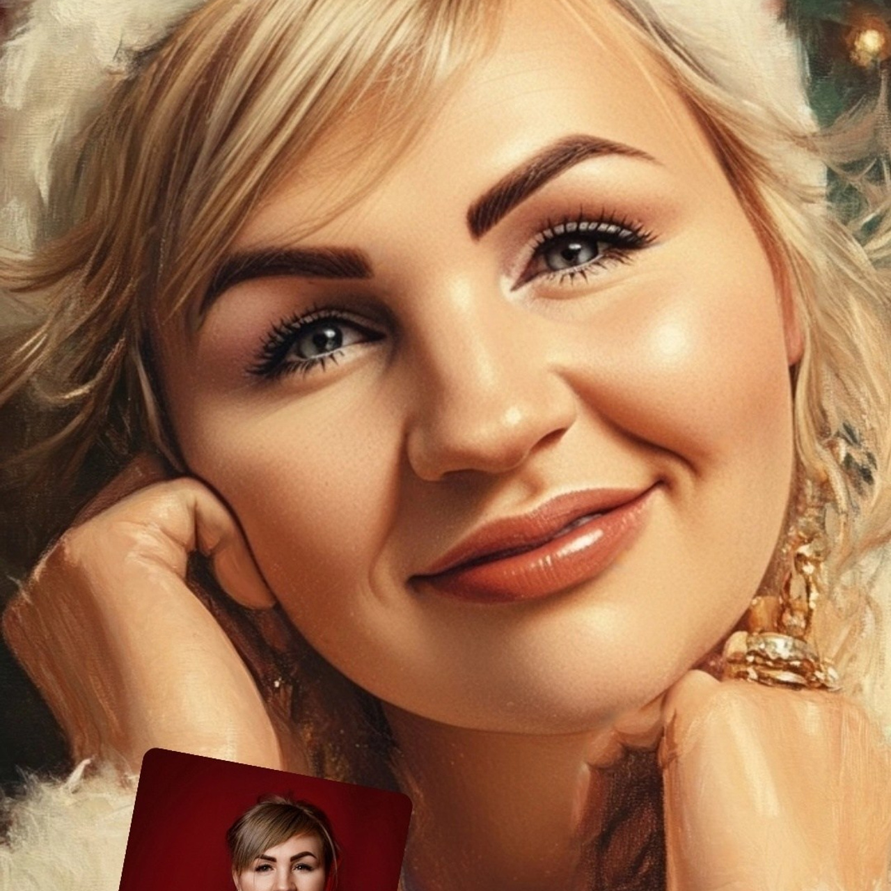 Арт портрет в электронном виде (Нейроарт). Фотограф (графический дизайнер) Полонская Юлия