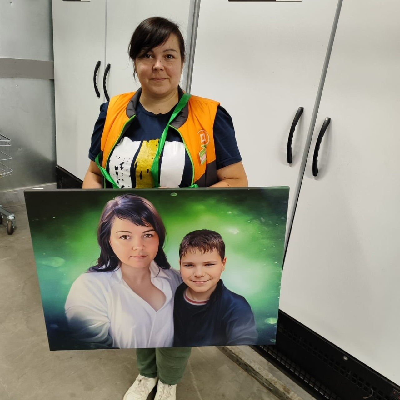 Арт портреты на холсте. Фотограф (графический дизайнер) Полонская Юлия