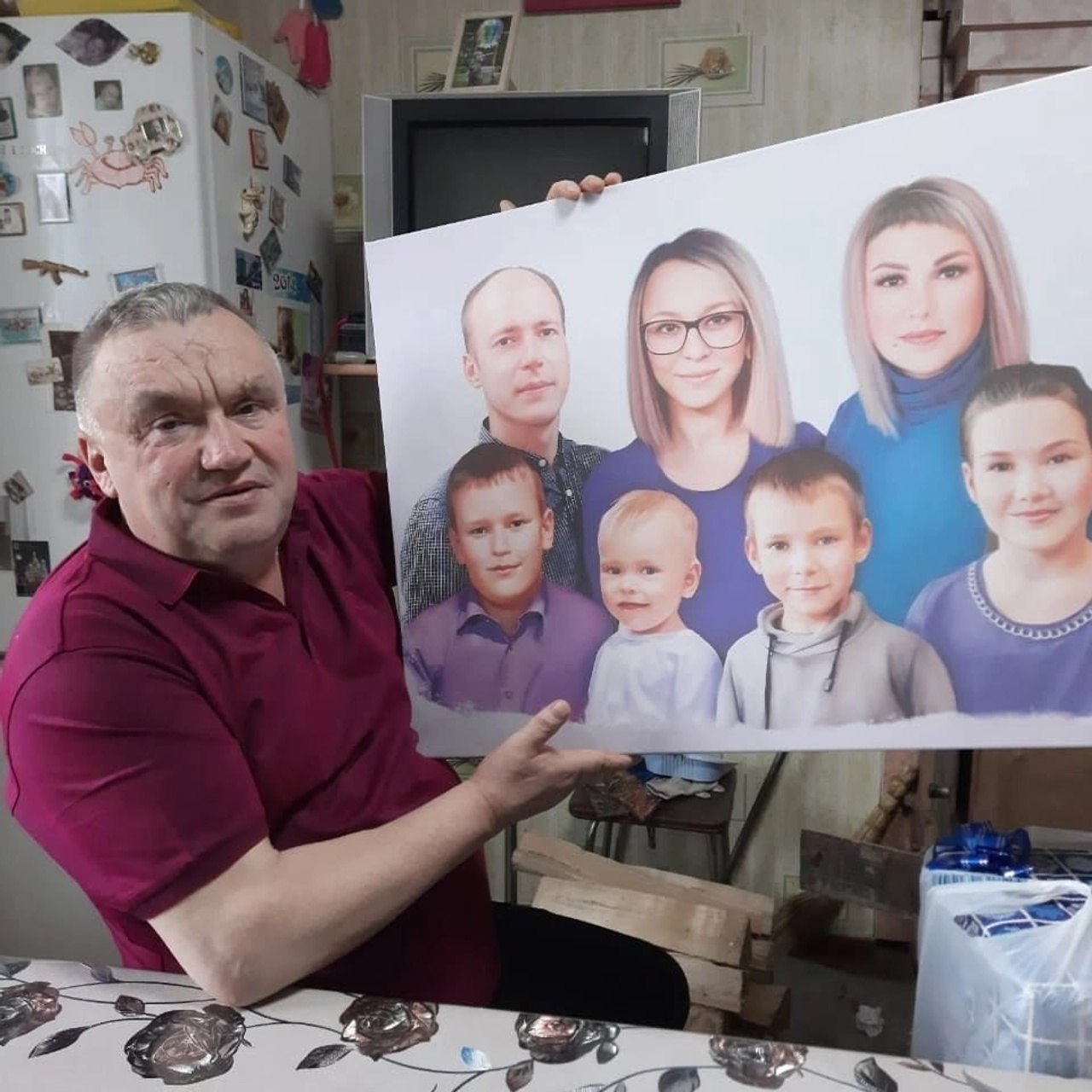 Арт портреты на холсте. Фотограф (графический дизайнер) Полонская Юлия