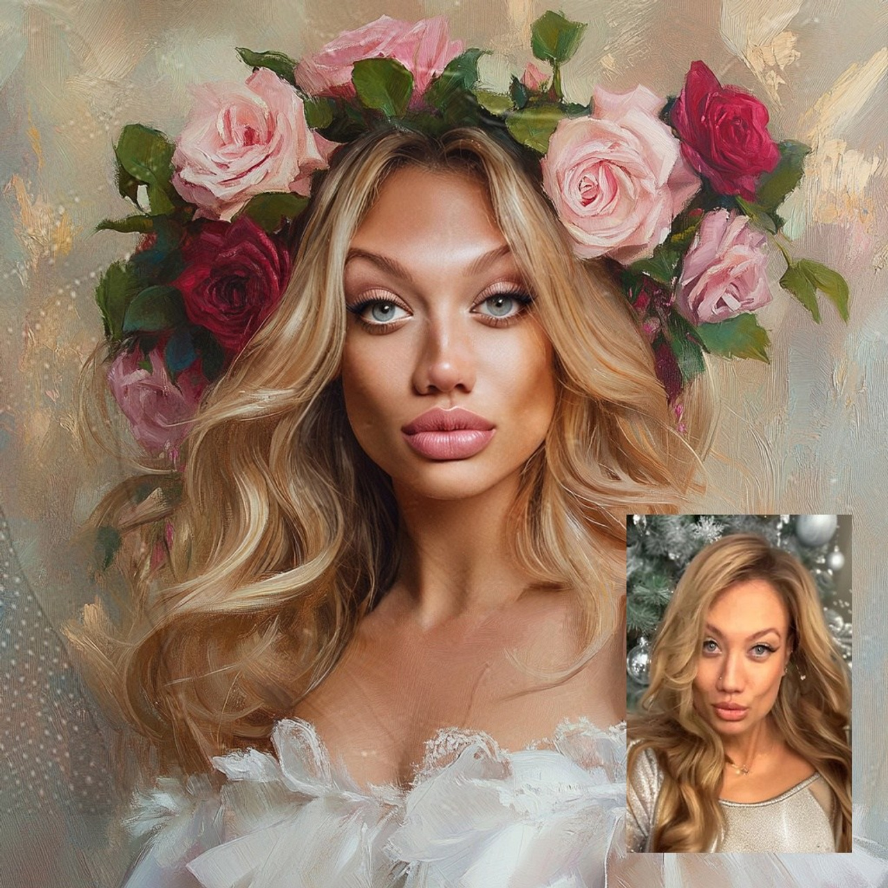 Арт портрет в электронном виде (Нейроарт). Фотограф (графический дизайнер) Полонская Юлия