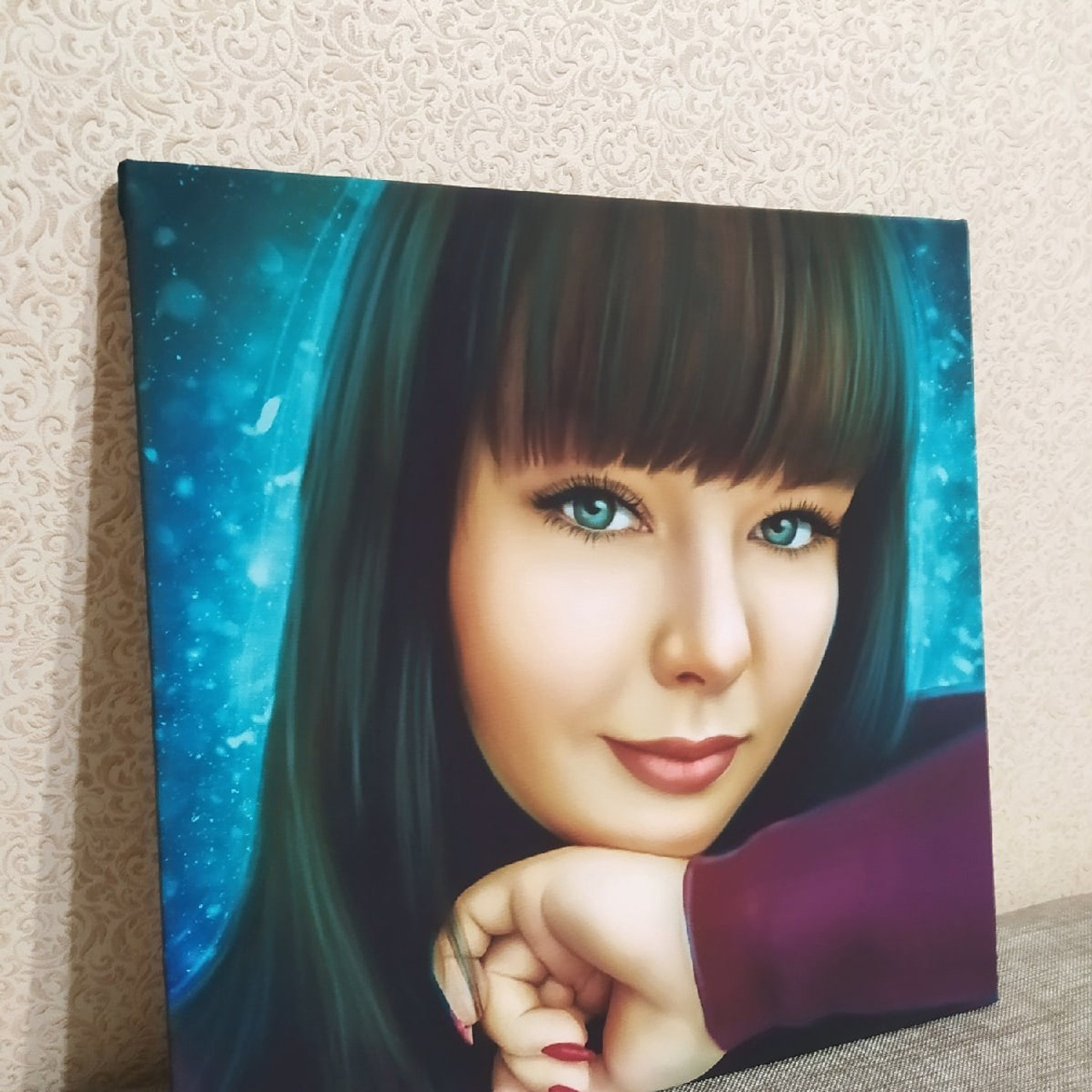 Арт портреты на холсте. Фотограф (графический дизайнер) Полонская Юлия