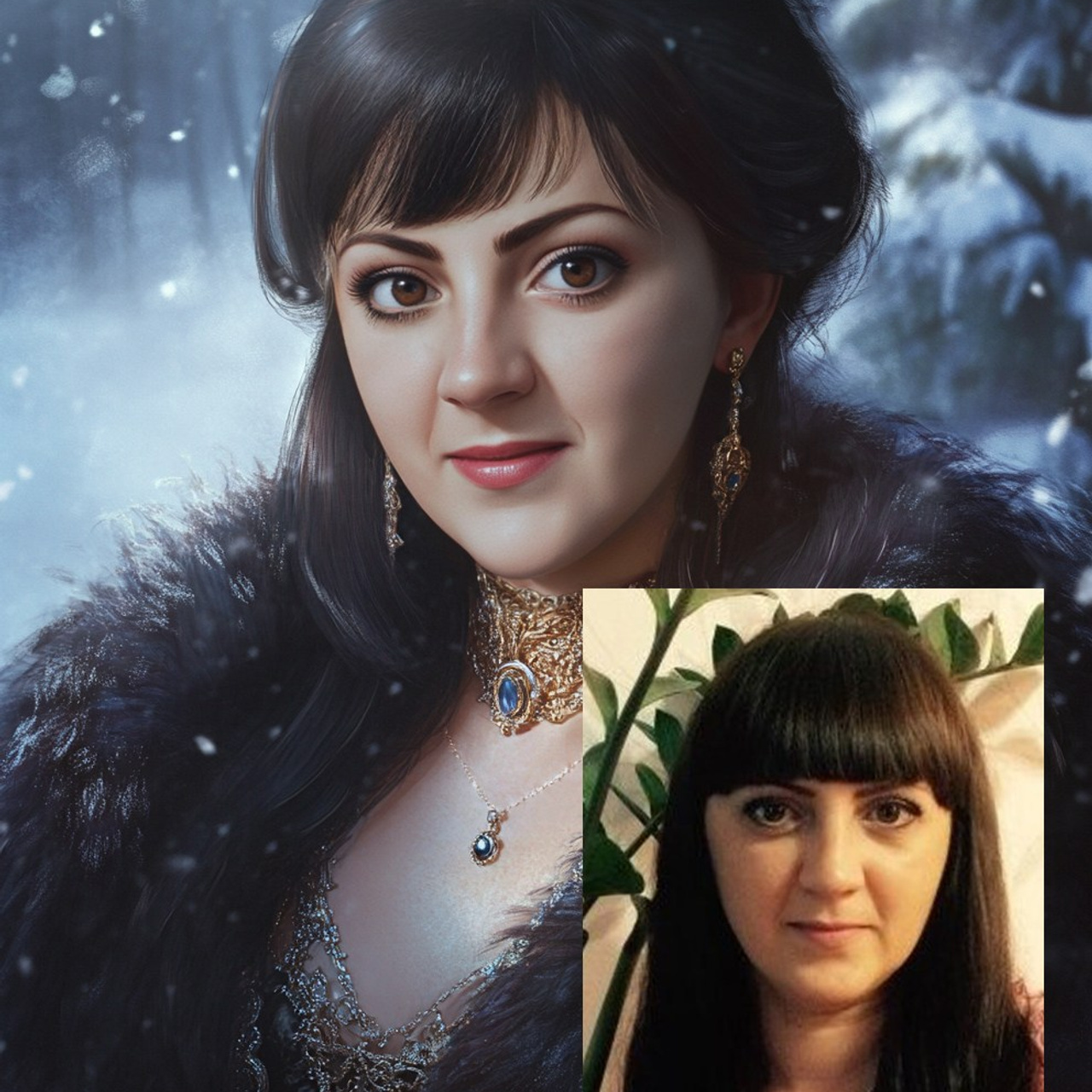 Арт портрет в электронном виде (Нейроарт). Фотограф (графический дизайнер) Полонская Юлия