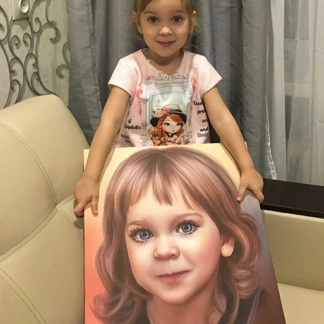 Арт портреты на холсте. Фотограф (графический дизайнер) Полонская Юлия